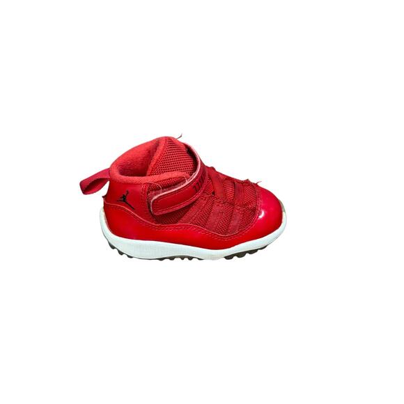 Nike Air Jordan 11 XI Retro TD Win Like 96 Red Shoes Toddler 6C - Picture 1 of 7